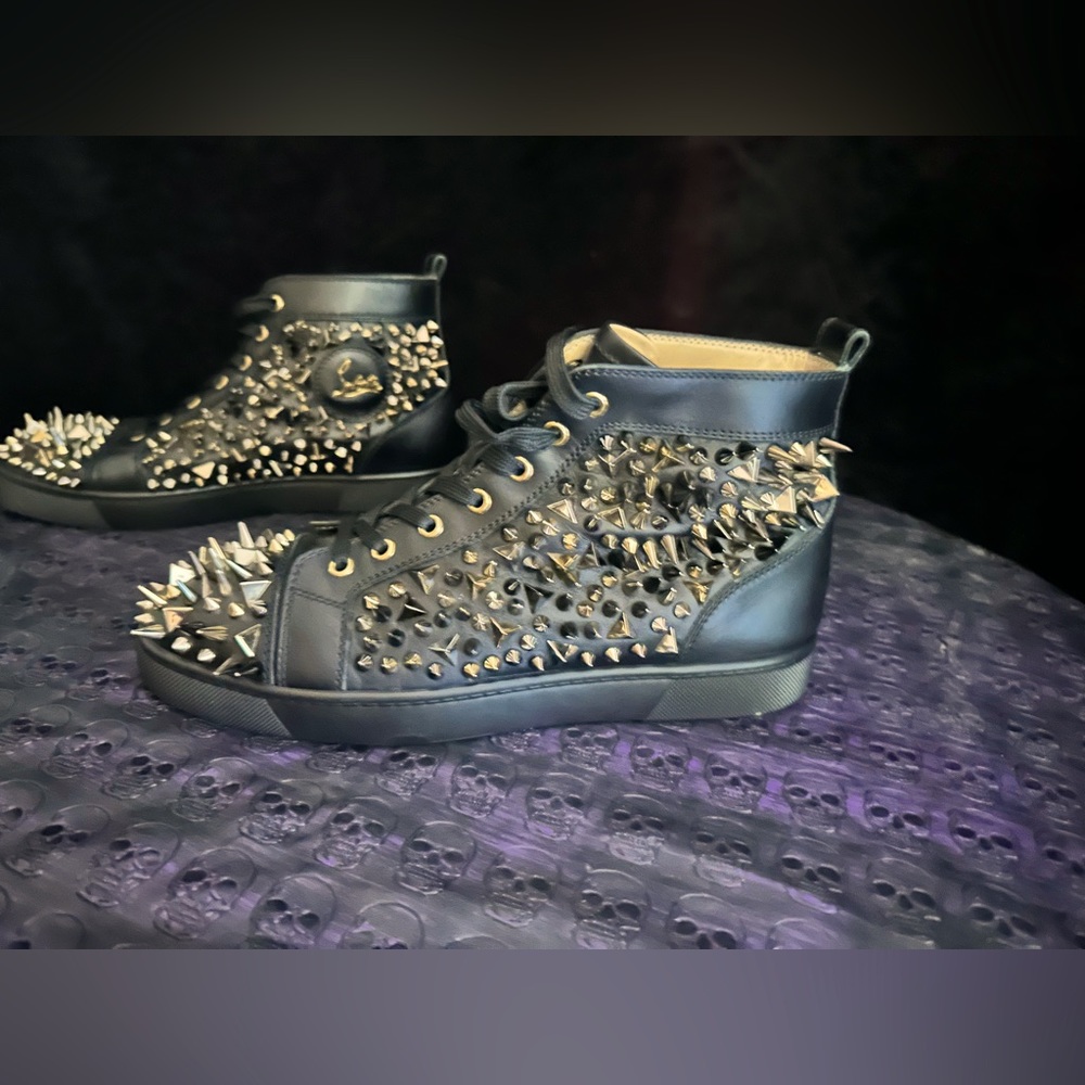 Christian labotin shoes size 8